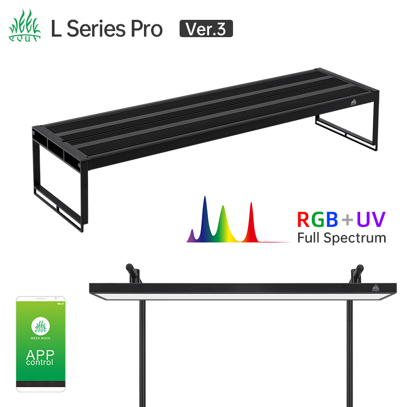 Aquarium Plant Light - WEEK AQUA L Series APP التحكم