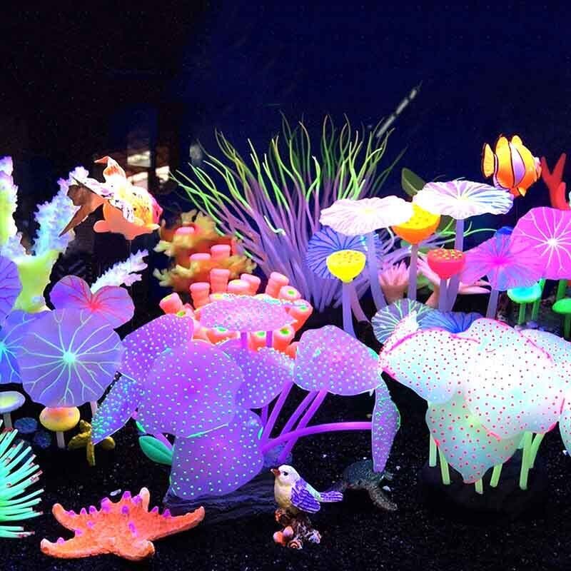 ديكور حوض السمك الاصطناعي المض - مراجعة Aquarium Plants Live وسعره
