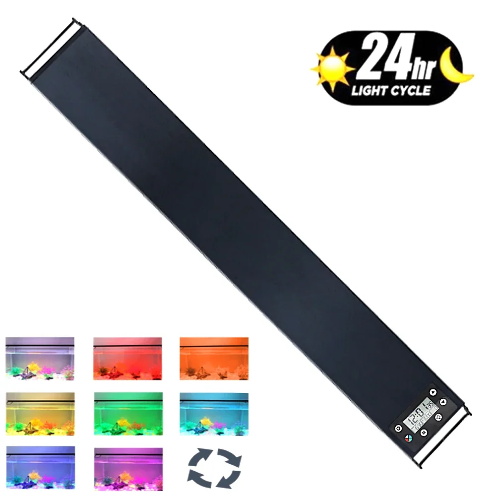 إضاءة LED كاملة الطيف لحوض الس - مراجعة Aquarium Plant Light وسعره