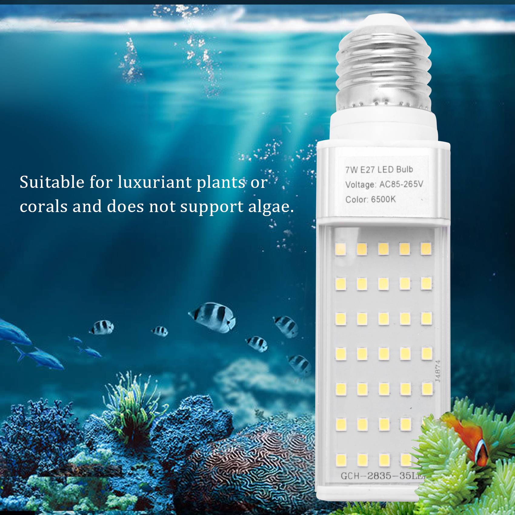 مصباح LED A56P-Fishpod أبيض لن - مراجعة Aquarium Plant Light وسعره