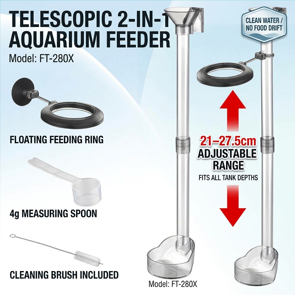 أنبوب تغذية سمك تلسكوبي من الأ - مراجعة Aquarium Fertilizer وسعره