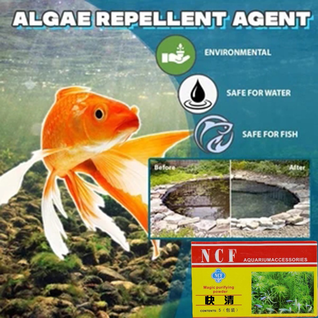 حوض السمك مسحوق تنقية المياه إ - مراجعة Aquarium Moss وسعره